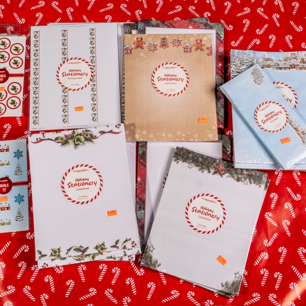 Festive Holiday Stationery Set lot
